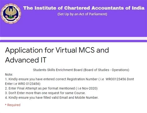 icai mcs eligibility.